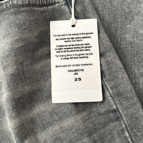 * Joe's Jeans Women Charlie High Rise Skinny Ankle Grey Distressed Jeans - Picture 5 of 10